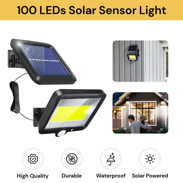 100 LEDs Solar Sensor Light