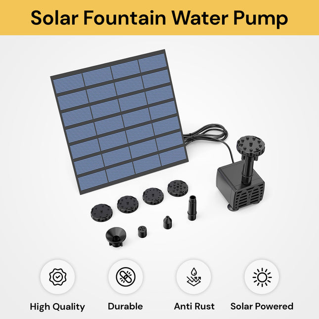 Solar Pond/Fountain Water Pump