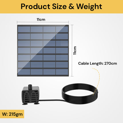 Solar Pond/Fountain Water Pump