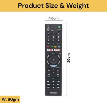 Replace Remote Control For Sony