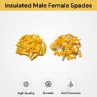 100PCs Insulated Male Female Spades