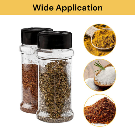 12PCs Clear 100ml Spice Bottles