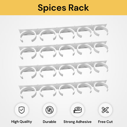 4pcs Kitchen Spices Rack Organiser