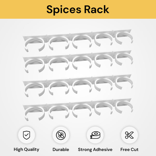 4pcs Kitchen Spices Rack Organiser