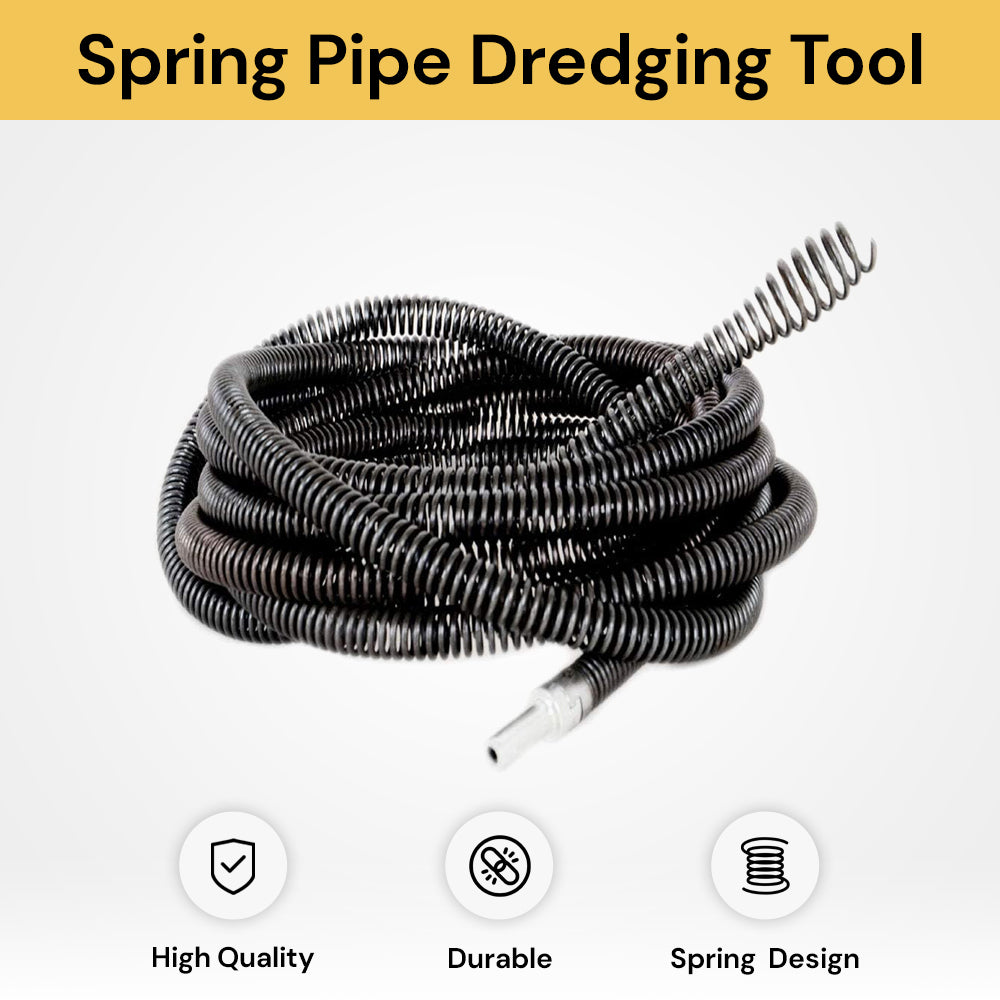 Spring Paip Spring Pipe Dredging Tool - Flexible, Easy to Use