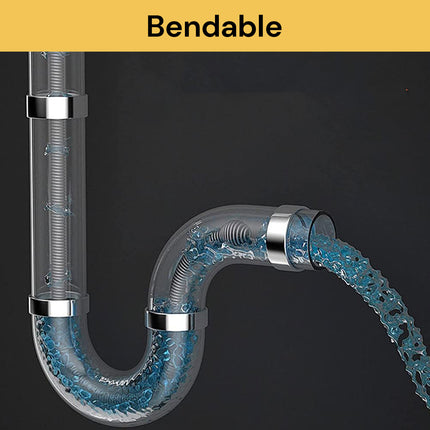 Spring Pipe Dredging Tool - Flexible, Easy to Use