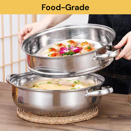 3 Tier Stainless Steel Steamer