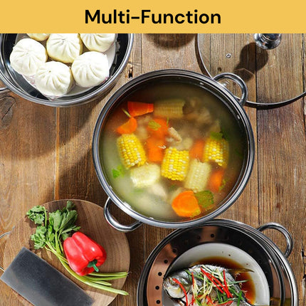 3 Tier Stainless Steel Steamer