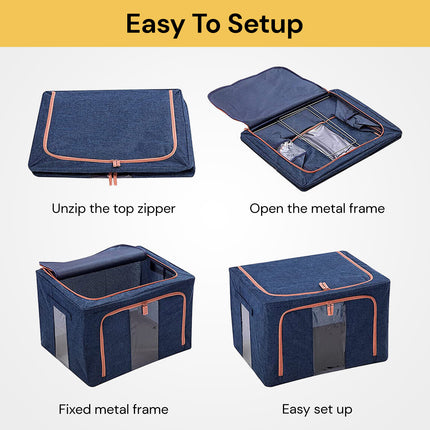 100L Foldable Storage Organizer