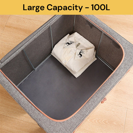 100L Foldable Storage Organizer