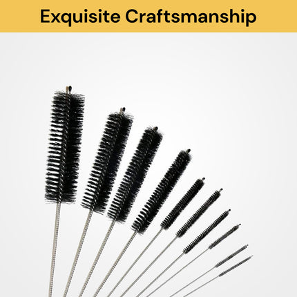 10PCs Nylon Long Straw Brushes