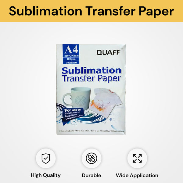 100Pcs A4 Sublimation Transfer Paper