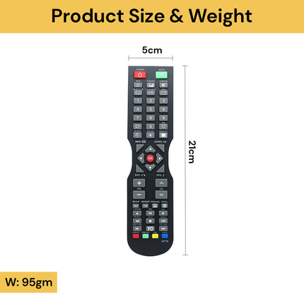 SONIQ QT1D TV Remote Controller