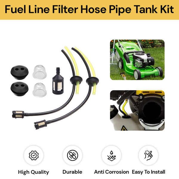Fuel Line Filter Hose Pipe Tank Kit