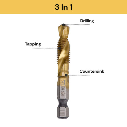 6PCs Drill Tap Bits