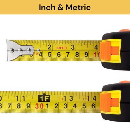 10M Retractable Steel Measure Tape