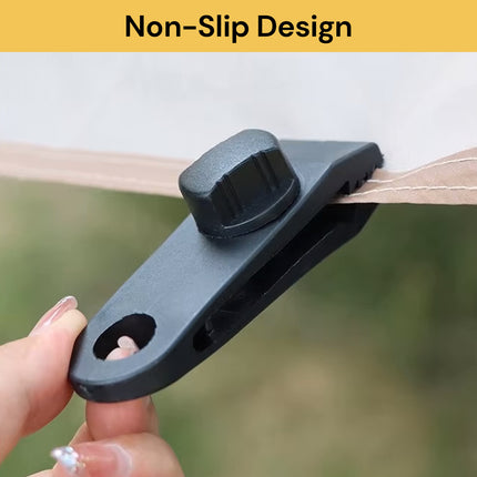 5PCs Tarp Clips With Carabiners
