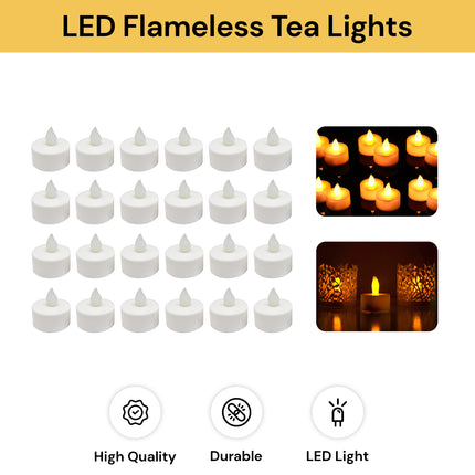 24PCs LED Flameless Tea Lights