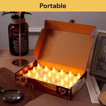 24PCs LED Flameless Tea Lights