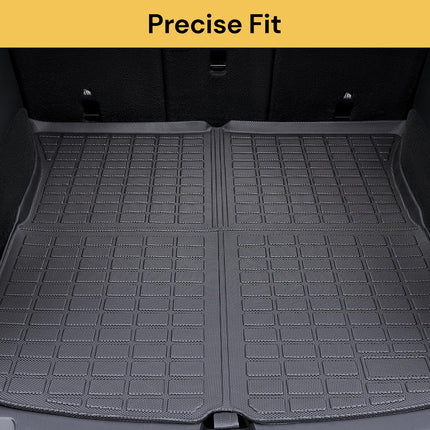 6PCs Tesla Model Y Boot Trunk Liner Mat Set