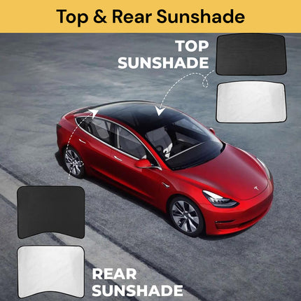 Tesla Model 3 Glass Roof Sunshade