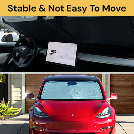 Tesla Model 3 and Y Front Windshield Sun Shade TeslaWindshield08