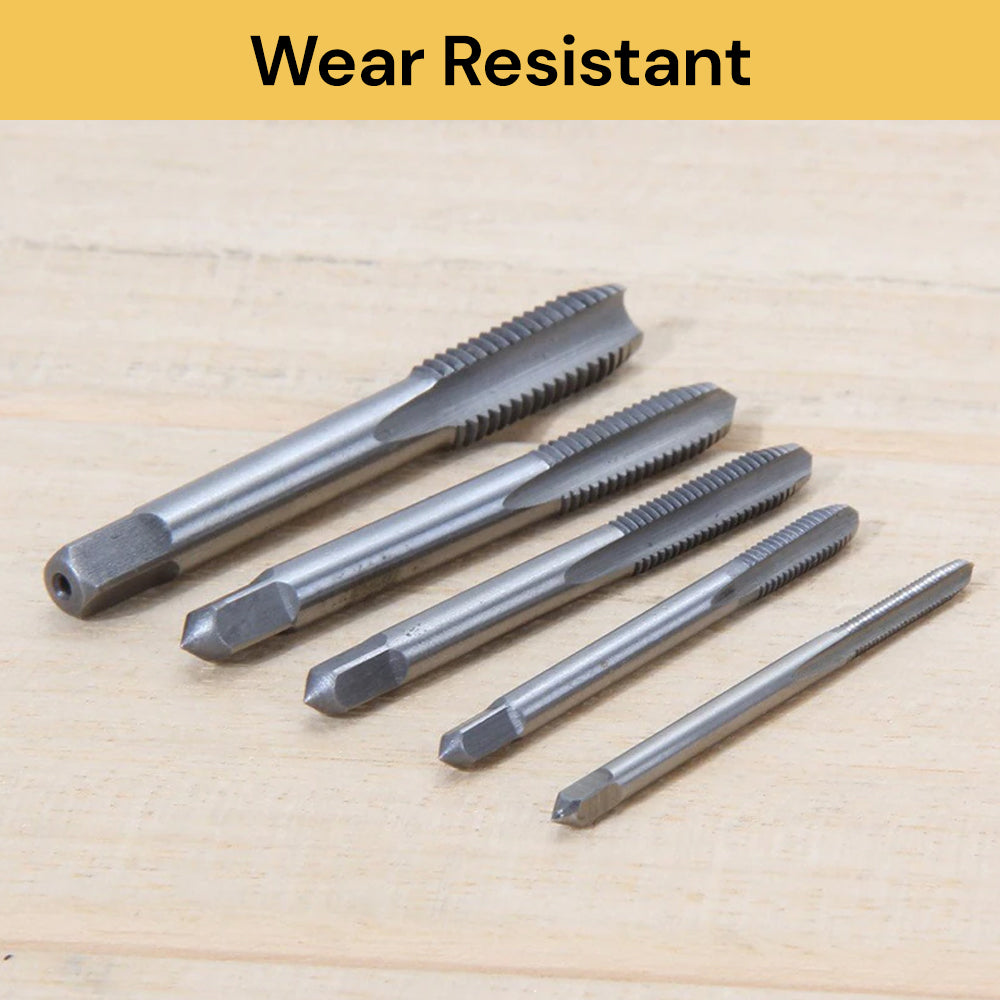 5PCs Tapping Threading Tools With T-Handle Wrench ThreadingTool06