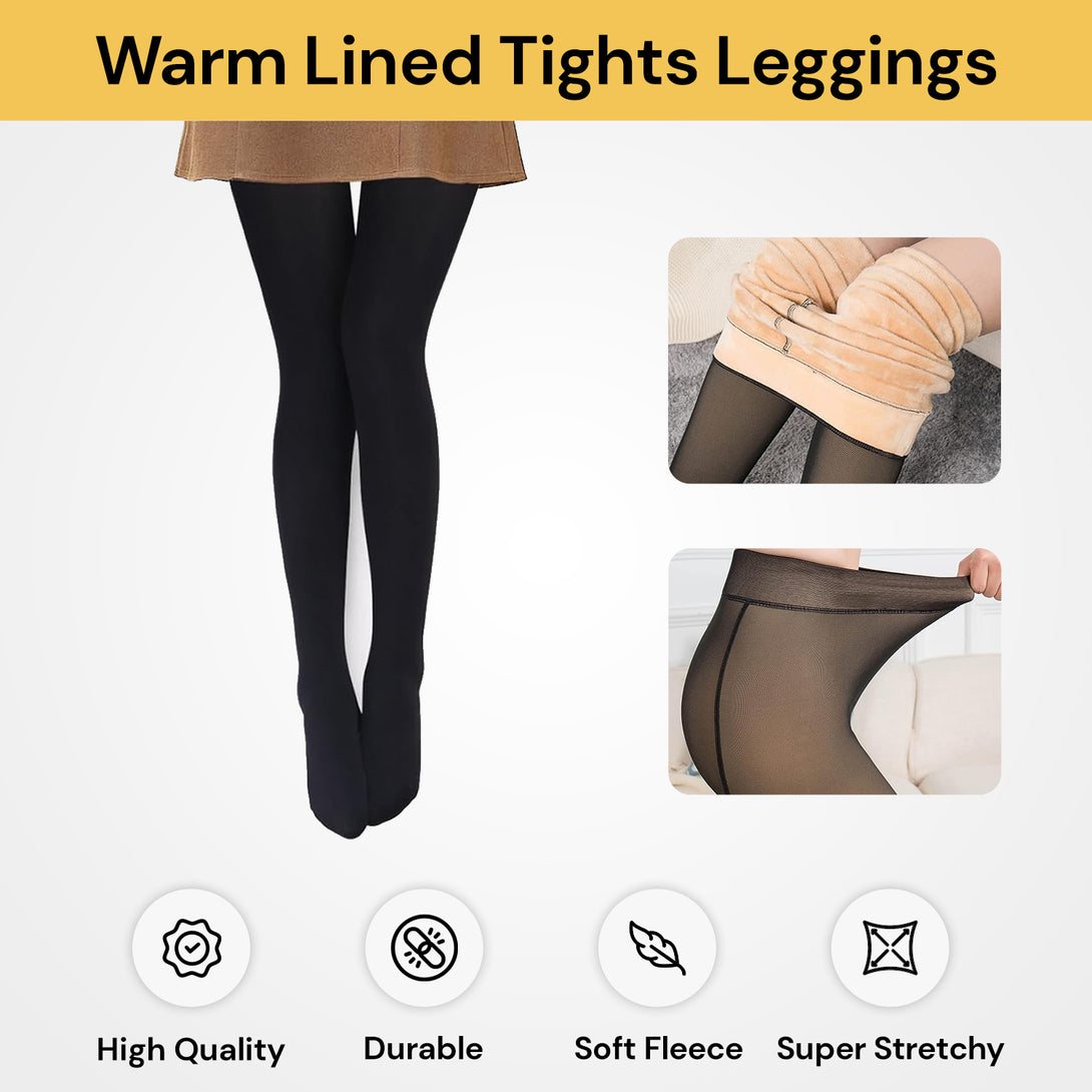 Warm Lined Tights Leggings