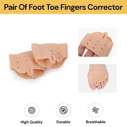 Pair Of Foot Toe Fingers Corrector