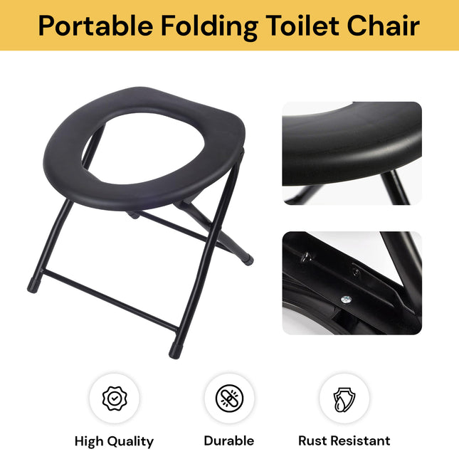 Portable Folding Toilet Chair