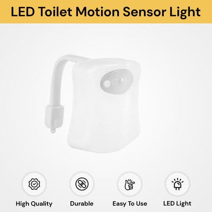 LED Toilet Motion Sensor Light