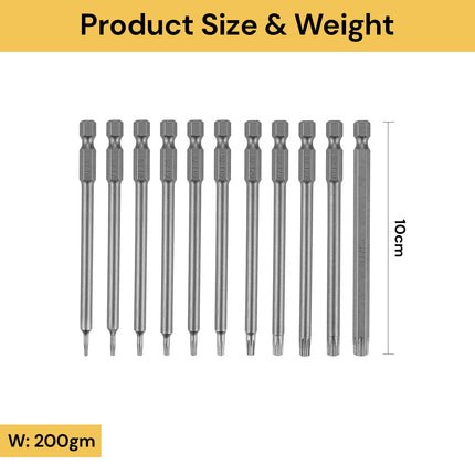 11PCs Torx Head Screwdriver Bit Set