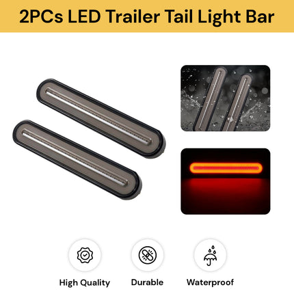 2PCs LED Trailer Tail Light Bar