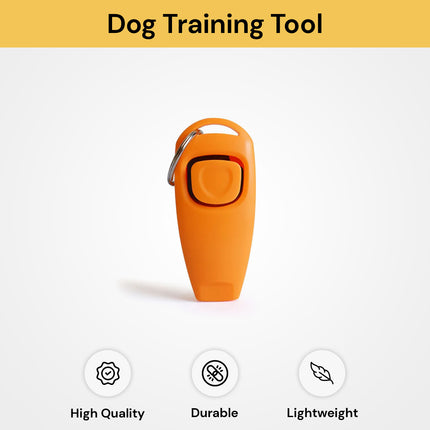 2 in 1 Dog Clicker Whistle - Training Tool