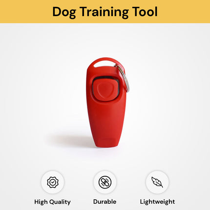 2 in 1 Dog Clicker Whistle - Training Tool