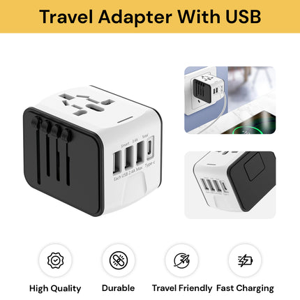 Travel Adapter With USB