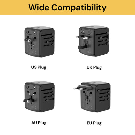 Travel Adapter With USB