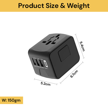 Travel Adapter With USB