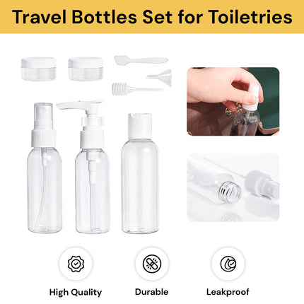 8PCs Travel Bottles Set for Toiletries