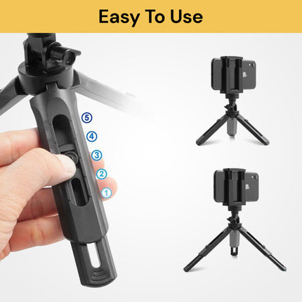 Universal 360° Rotation Extended Tripod Support