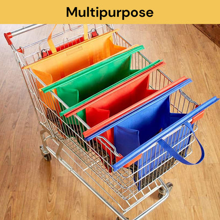 4PCs Reusable Trolley Bags