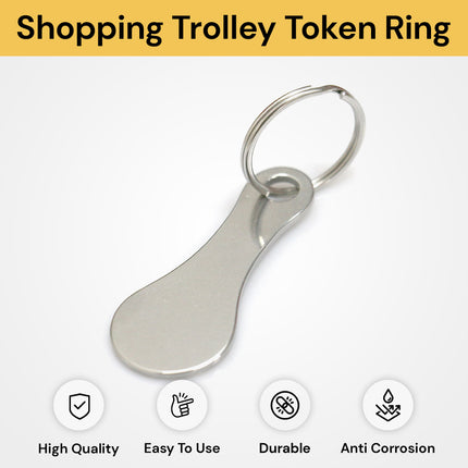 Shopping Trolley Token Ring - Keychain, Convenient