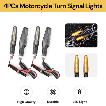 4PCs Motorcycle Turn Signal Lights