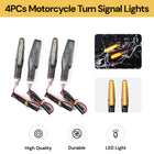 4PCs Motorcycle Turn Signal Lights