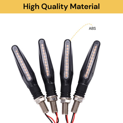 4PCs Motorcycle Turn Signal Lights