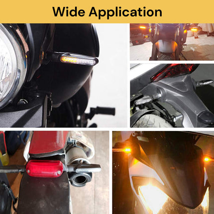 4PCs Motorcycle Turn Signal Lights