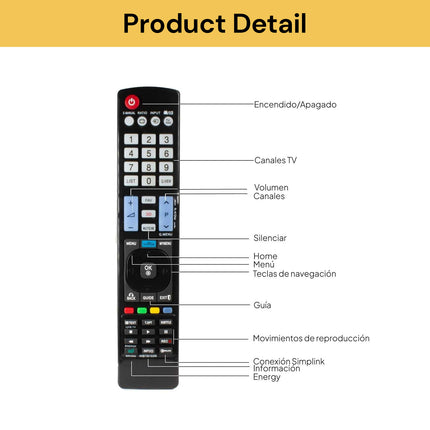 TV Remote Control For LG