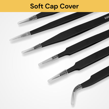 6PCs Precision Tweezers