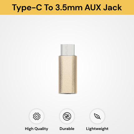 Type-C To 3.5mm AUX Jack