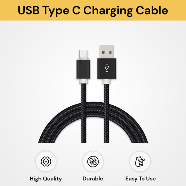 Braided USB Type C Charging Cable